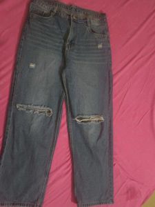 Knee Cut Jeans For Women