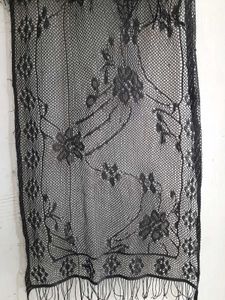 Black Net Dupatta