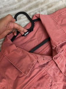 Pink Denim Jacket