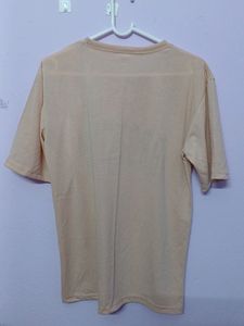 Aesthetic Beige Tshirt Size L