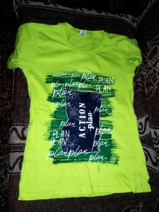 Green &#39;Action Plan&#39; Graphic Tee