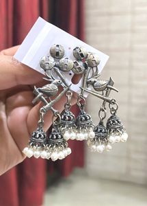 Bird Silver Earrings