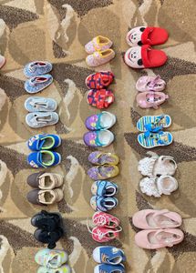 18 Pairs Of Baby Girl Footwear Bundle