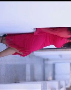 Magenta Midi Dress