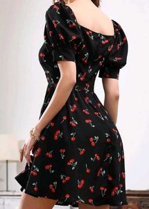 Cherry Print Mini Dress