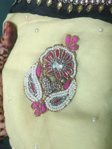 Beautiful Pure Georgette Saree