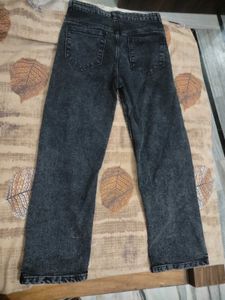 charcoal black straight fit jeans for women girls