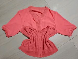 Korean Crochet Crop Top