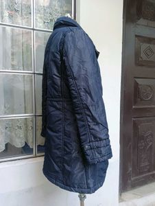 Metallic Dark Blue Jacket With Inner