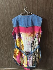 Denim Sleeveless Top