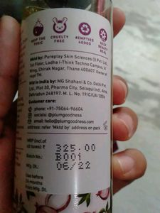 Plum Hair Oil
