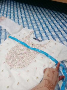 Elegant White Kurta Set
