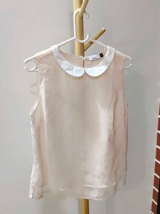Sleevless Peter Pan Collar Top