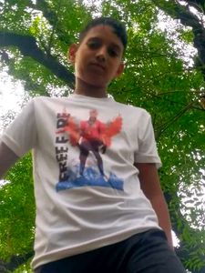 Free Fire Half Sleeve Kids Tshirt