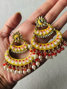 🌟Yellow Bali Earrings- New