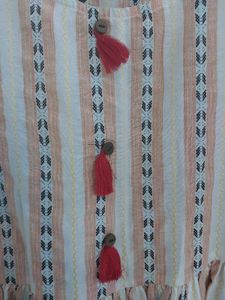 Striped Casual Kurta