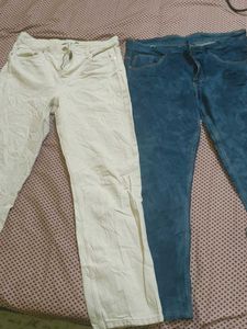 1 Pair of Jeans( 2 Jeans ) ,