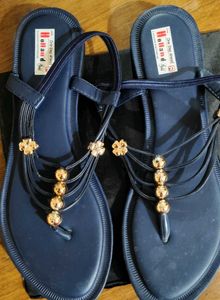 Elegant Blue Flats