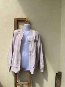 Lilac Bomber Jacket