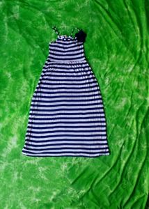 Women Stripped Dress H&M ( Used   )