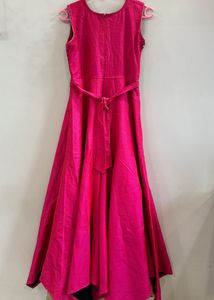 Stunning Pink Anarkali Gown