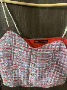 Cute Plaid Cami Top