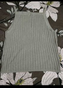 Grey Knit Tank Top