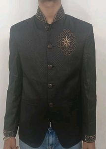 Stylish Black Blazer Set