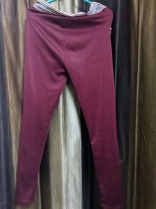 Leggings For Exercise ,Fashion (Maroon)