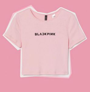 Black pink Top H&M