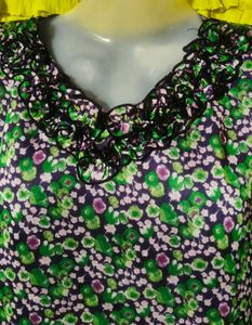 korean Floral Print Top