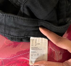 High Waist Skinny Black H&amp;M Denim