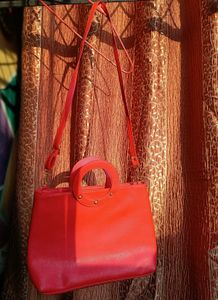 Chic Orange Handbag
