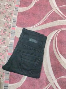 High Waist Black Jeans