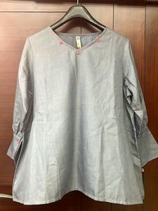 Grey Elegant Top