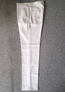 Beige Linen Pants