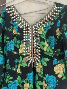 Jashn Ethnic Gown With Duppatta
