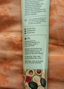 Quench Bravocado Ultra Light Nourishing Face Body