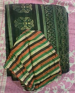 Green saree With Blouse