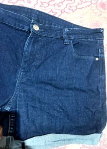 Dark Wash Denim Shorts