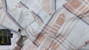 Men’s Cotton Checked Casual Shirt Classic Comfor