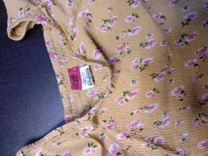 Floral Mini Dress For Women (Size-S)