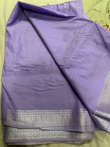 Lavendar Silk Saree