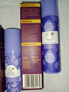 Saffron Toner And Face Wash Combo