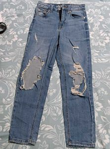 Ripped Denim Jeans