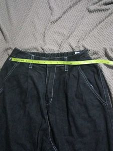 Wide Leg Black Jeans