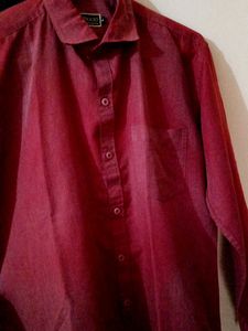 Maroon Casual Shirt