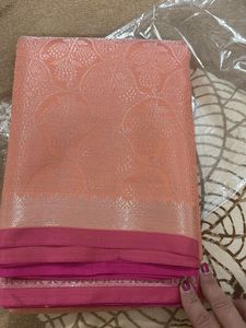 New Saree With Blouse Pis