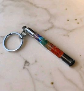 7 Chakra Crystal Keychain