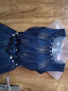 NEW ❤️ WITHOUT TAG..Elegant Navy Blue Gown